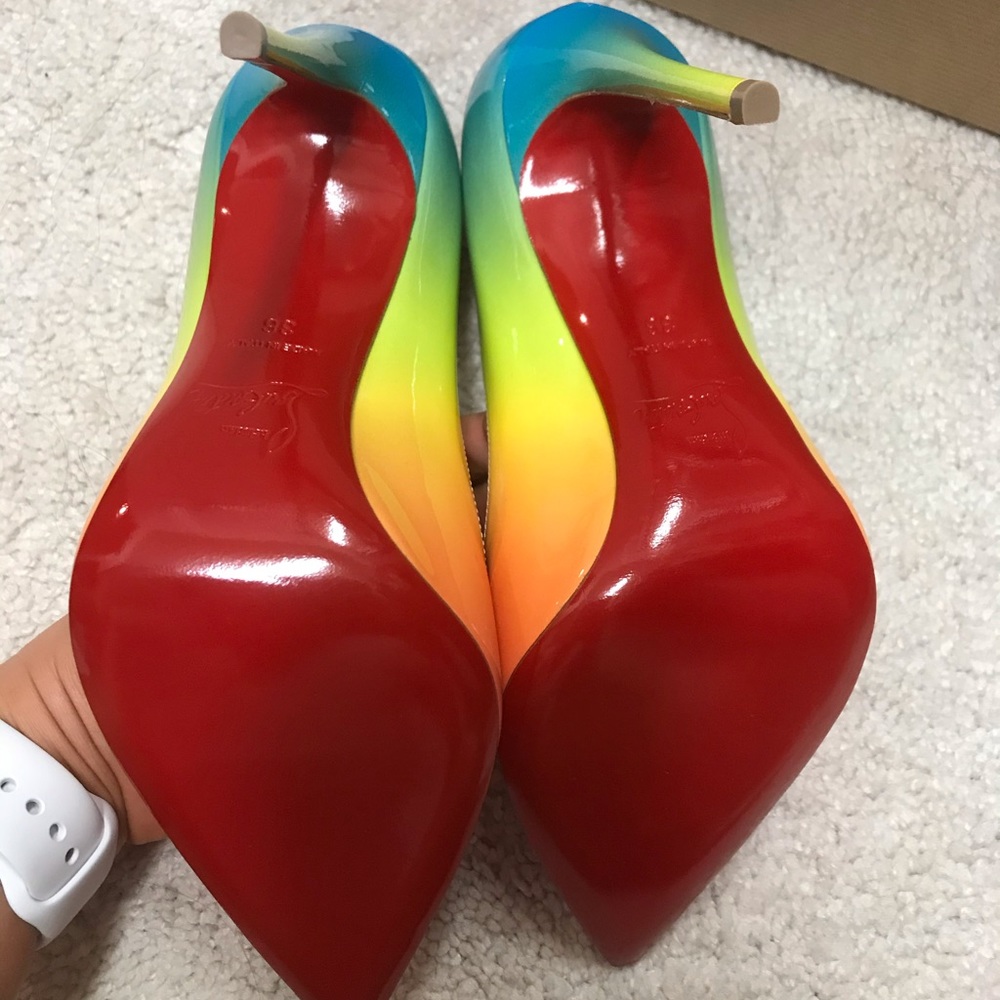 PIGALLE FOLLIES 100 PATENT SUNRISE 36
